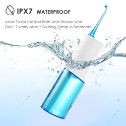 Upgraded Portable Soocas W3 Oral Rinser USB Rechargeable Dental Floss Stable Water Flow IPX7 Waterproof Bathroom Dental Cleaner