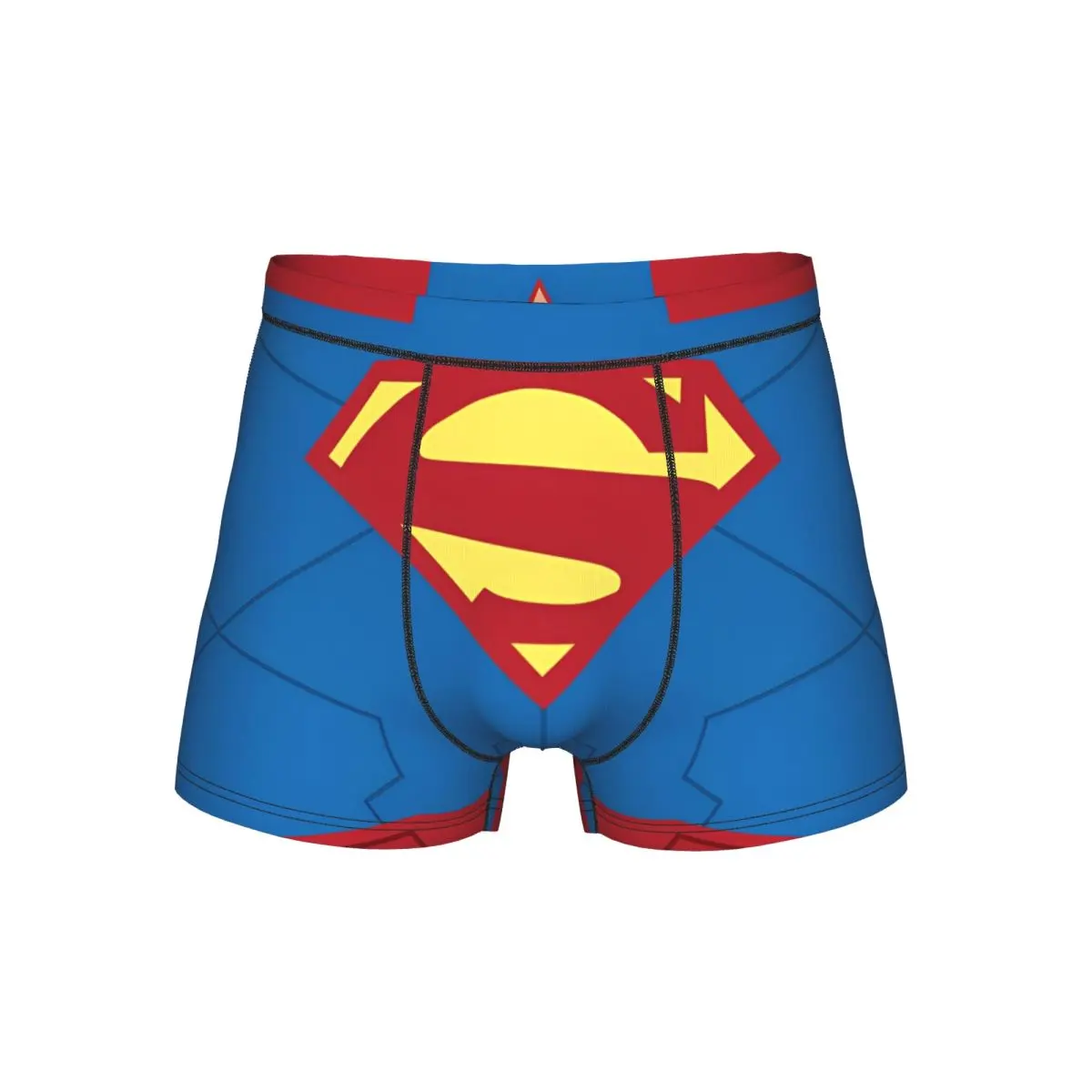 

Мужские трусы-боксеры с логотипом Супермена, дышащее нижнее белье, мужские трусы с юмором, S-XXL, длинные трусы