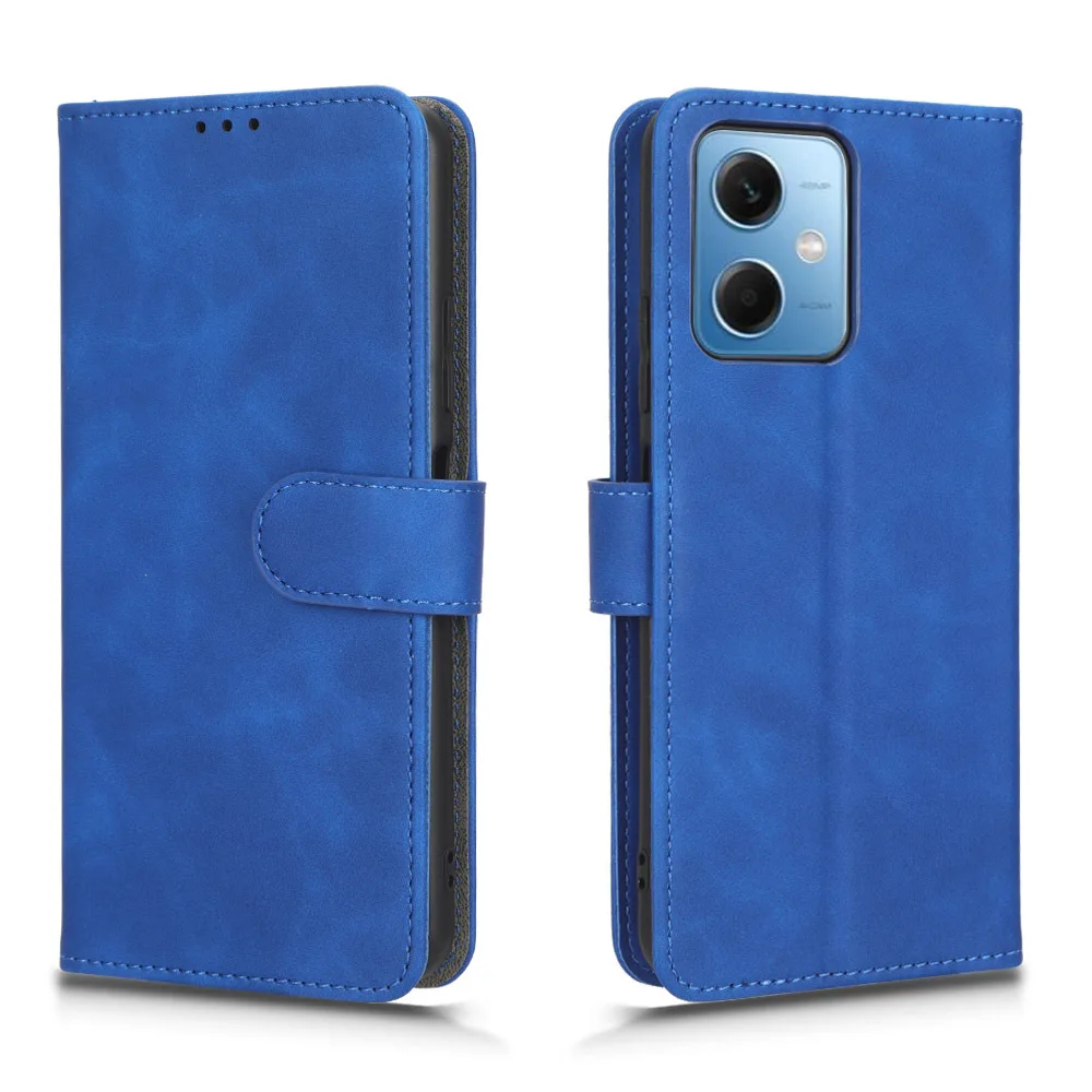 

Кожаный чехол-кошелек с откидной крышкой для Xiaomi Redmi note 12, противоударный чехол для телефона