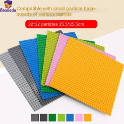 32*32 Small Particle Science Education Parts ABS Plastic Assembly Plate Blocks For Kids Toys Backboard