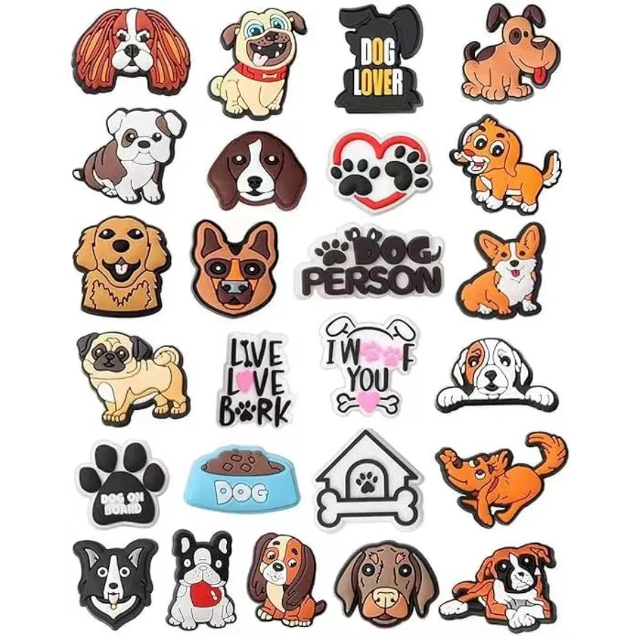 

BOWNDY Animals Shoe Charms for Clog Shoes, Random Bulk Cute Girly Decoration Pin Charms for Men Women