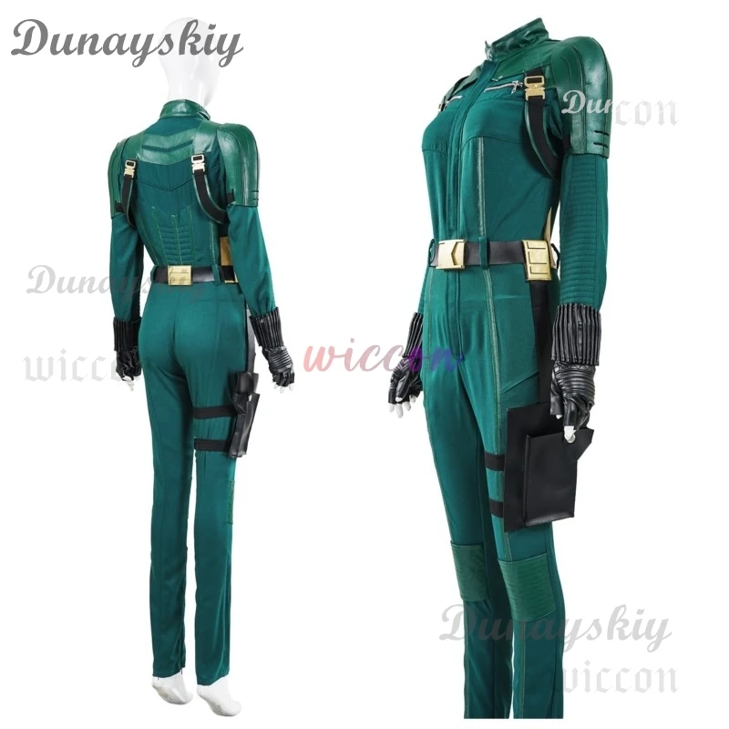 

Fancy Dress Yelena Belova Cosplay For Women Green Battle Clothing Movie Bolts of Thunder Costume Woman Roleplay Party Outfit