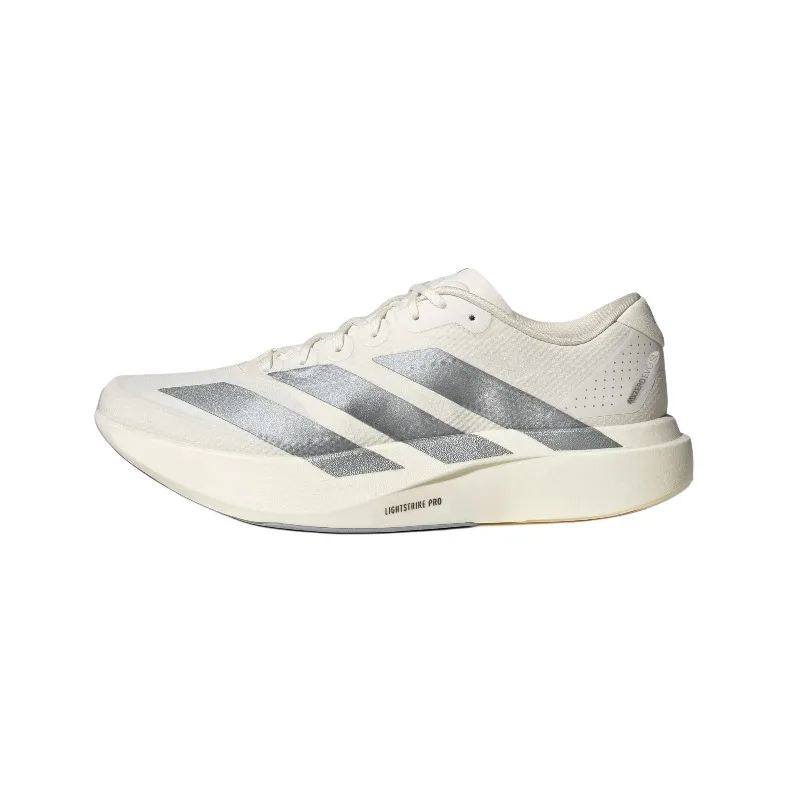 Adidas Adizero Evo SL WOVEN Zapatillas de Running para Maratón para Hombre, Cómodas, Suaves, Antideslizantes y Resistentes al Desgaste, Blancas KI6900