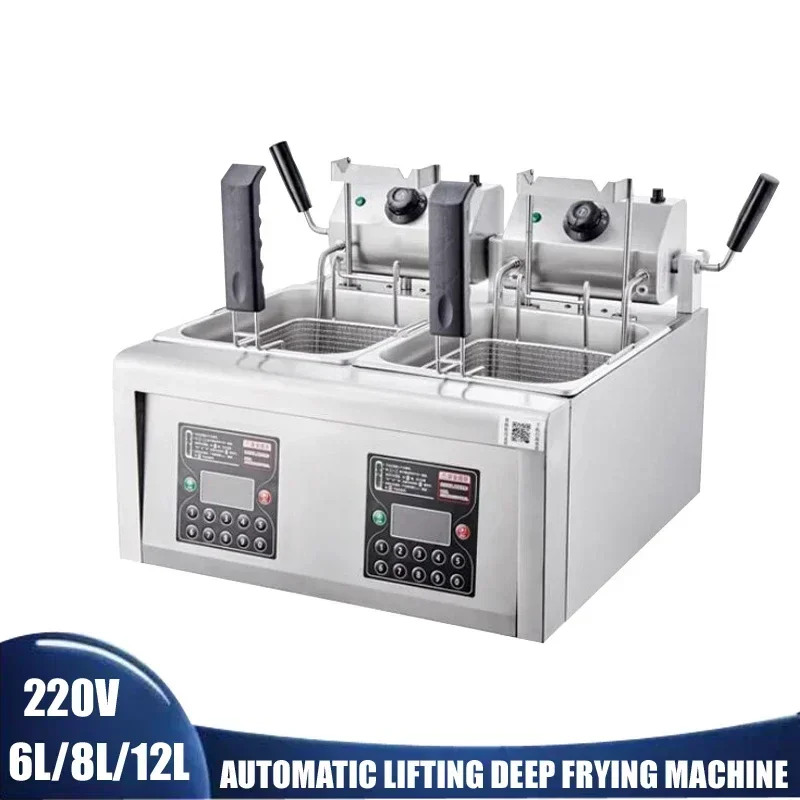 

Electric Fryer With Automatic Lifting Belt And 10 Preset Timing Functions For Sale Countertop Fryer Machine