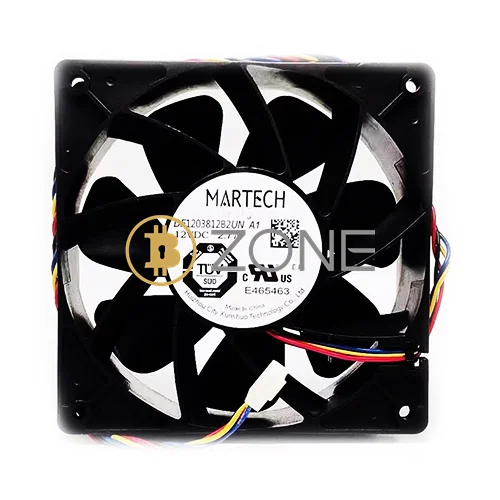 Iceriver Kaspa Miner 4Pin 12V DC 2.7A 6000RPM 12CM Cooling Fan Suitable For KS1 KS2 KS3 KS3M KS3L Miner Fan Cooler