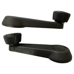 2pcs Window Winder Handle For Vw T2 T25 Transporter Camper Van 1969-1991 Black A327