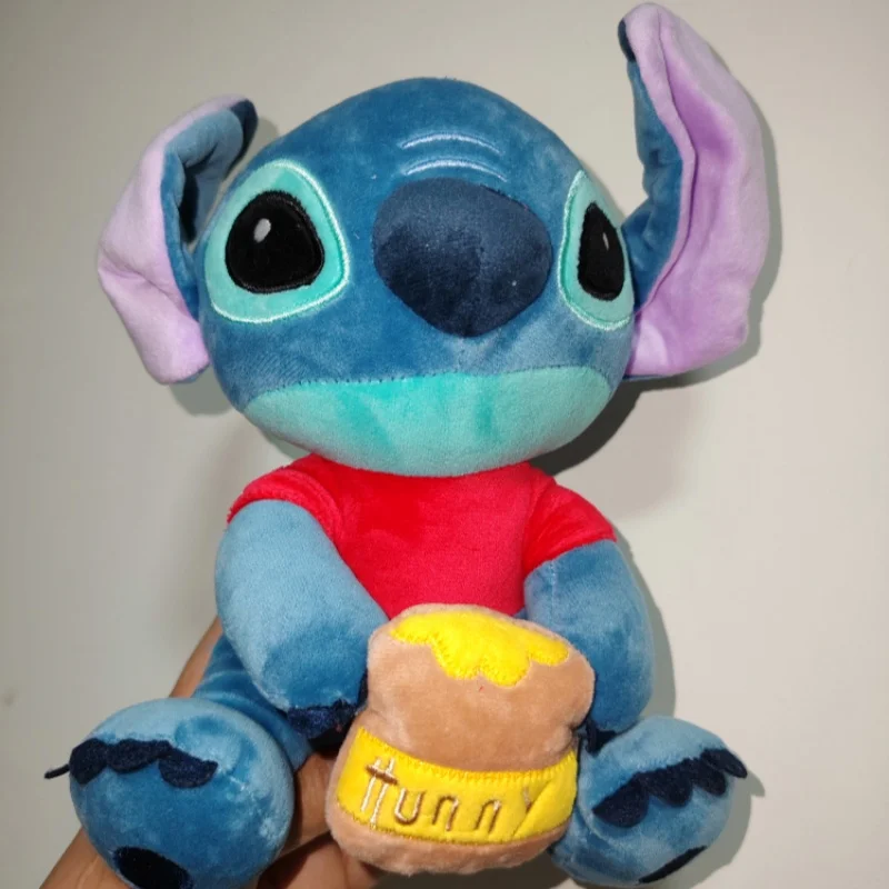 

Stitch the Intergalactic Baby Hugging Honey Jar Stuffed Toy Stitch Plush Doll Children's Festival Gift and Souvenir