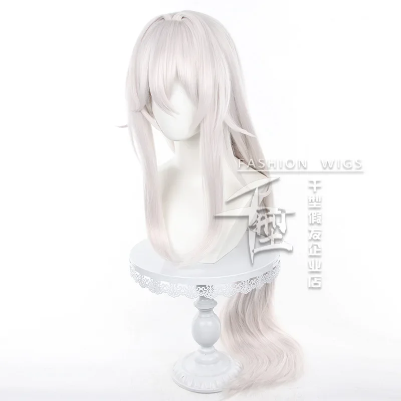 Thelema Wig Game Honkai Impact 3 Cosplay resistente al calore capelli sintetici lunghi parrucche rosa bianche parrucche Costume di Halloween per feste