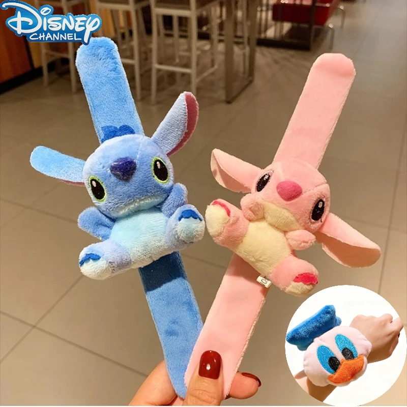 

4styles Disney Lilo and Stitch Plush Bracelet Strap Kawaii Classic Anime Figure Plus Toys Birthday Party Supplies Cosplay Gifts