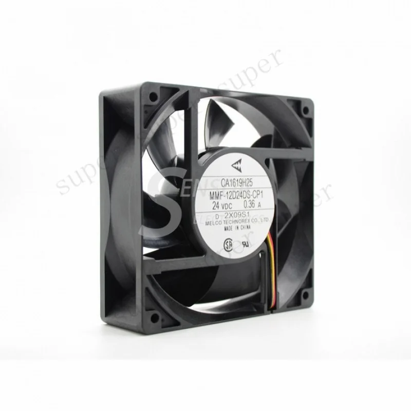 

Вентилятор S+ Melco MMF-12D24DS-CP1 24В 0.36А ABB, вентилятор для ПЛК, серверный вентилятор, охлаждающий вентилятор