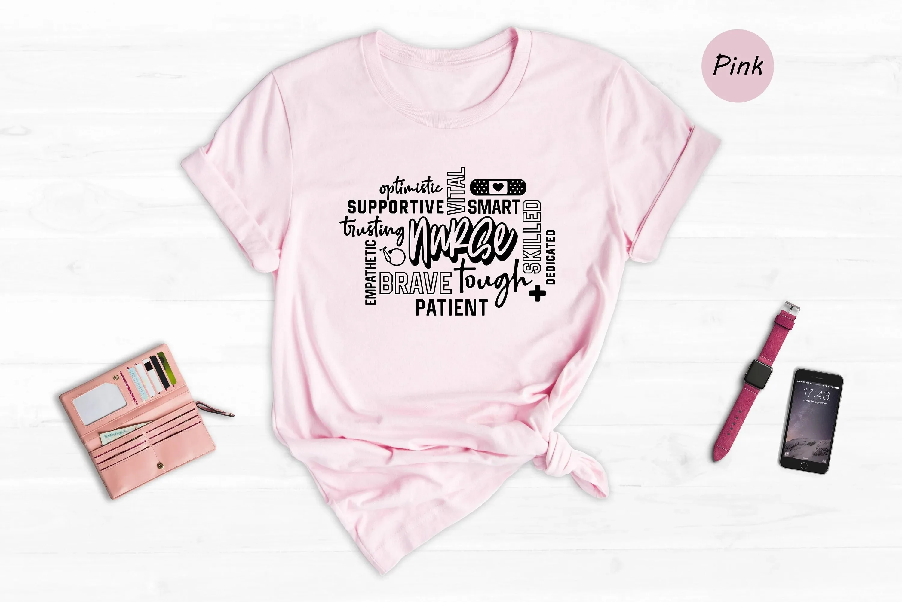 Nurse Word T Shirt Week Life Stethoscope Medical Nursing Emergency