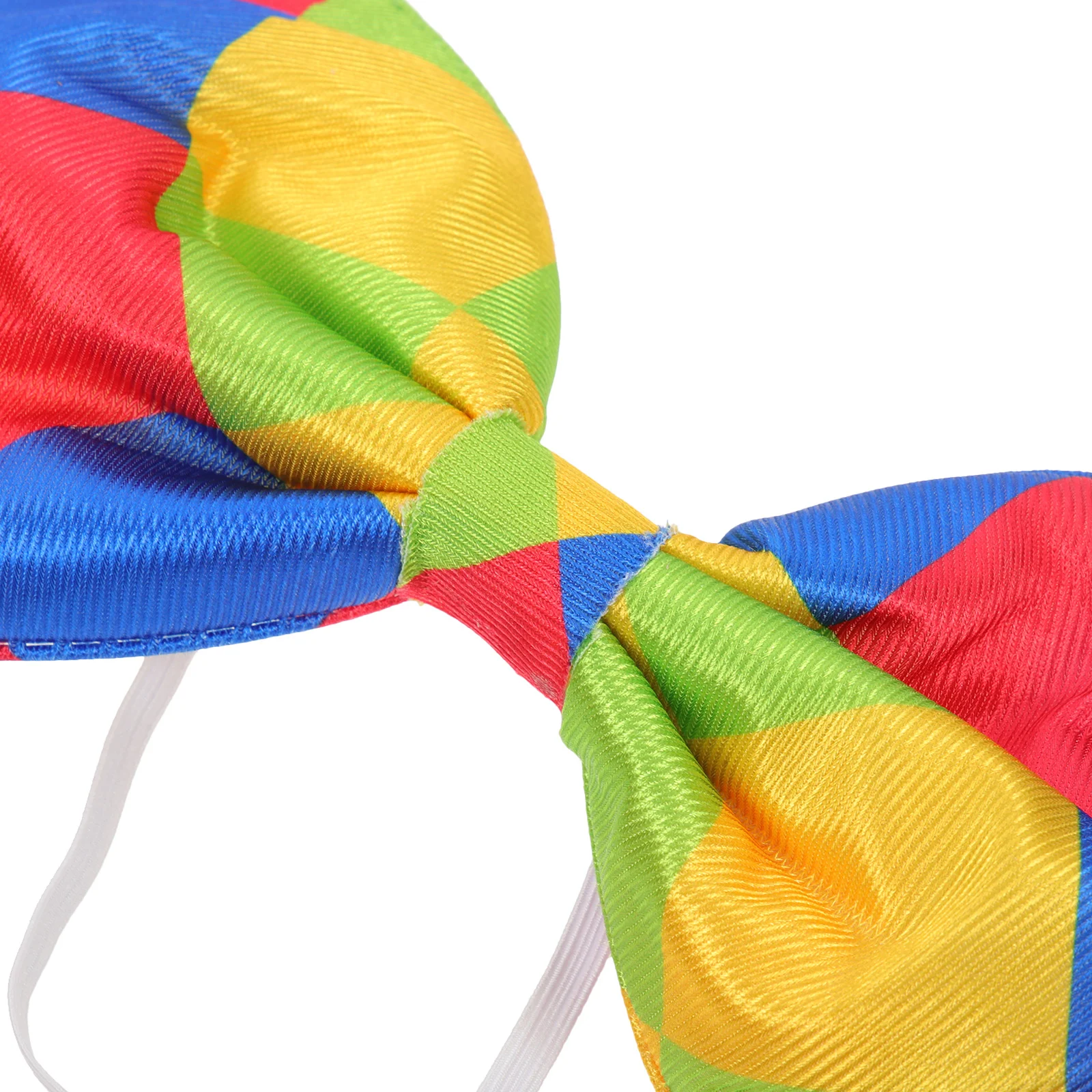 

1Set Clown Hat Bow Tie Colorful Lightweight Comfortable Breathable Stage Dance Party Costume Accessories Unisex