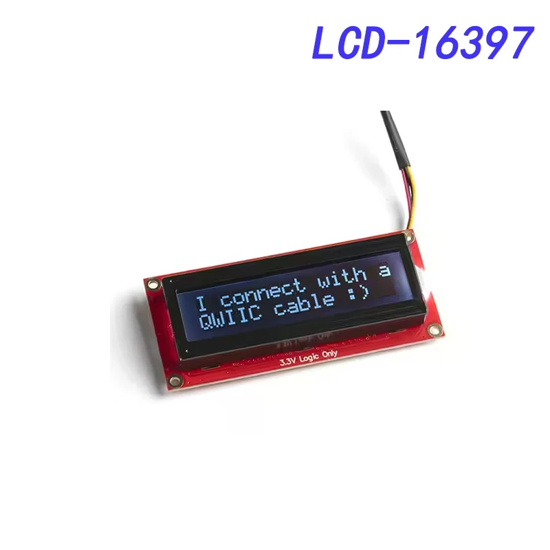 LCD-16397 16x2 SerLCD - RGB Text (Qwiic)