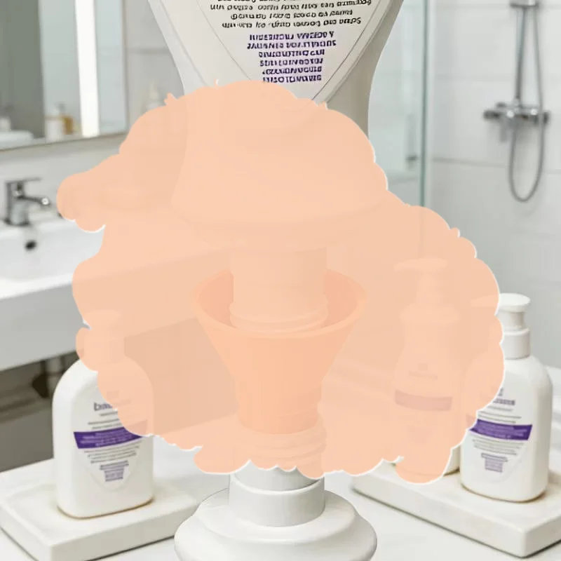 Universal Bottle Funnel Adapter No-Spill Liquid Transfer Connector for Detergent Soap Oil Fluid Pouring Home Garage Use