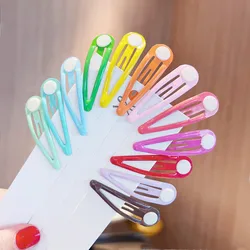 10/20/50pcs Hairclip Barrette BB Clip 5cm Hair Clip Setting Base For DIY Handmade Kids Hairpins Hairgrip Girls Hair Accessories