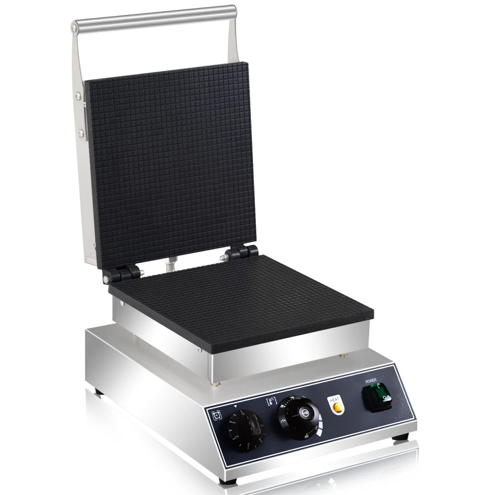 صانع مخروط الآيس كريم الكهربائي آلة مخروط الوافل التجارية طلاء غير لاصق الفولاذ المقاوم للصدأ مخروط البيض بيكر