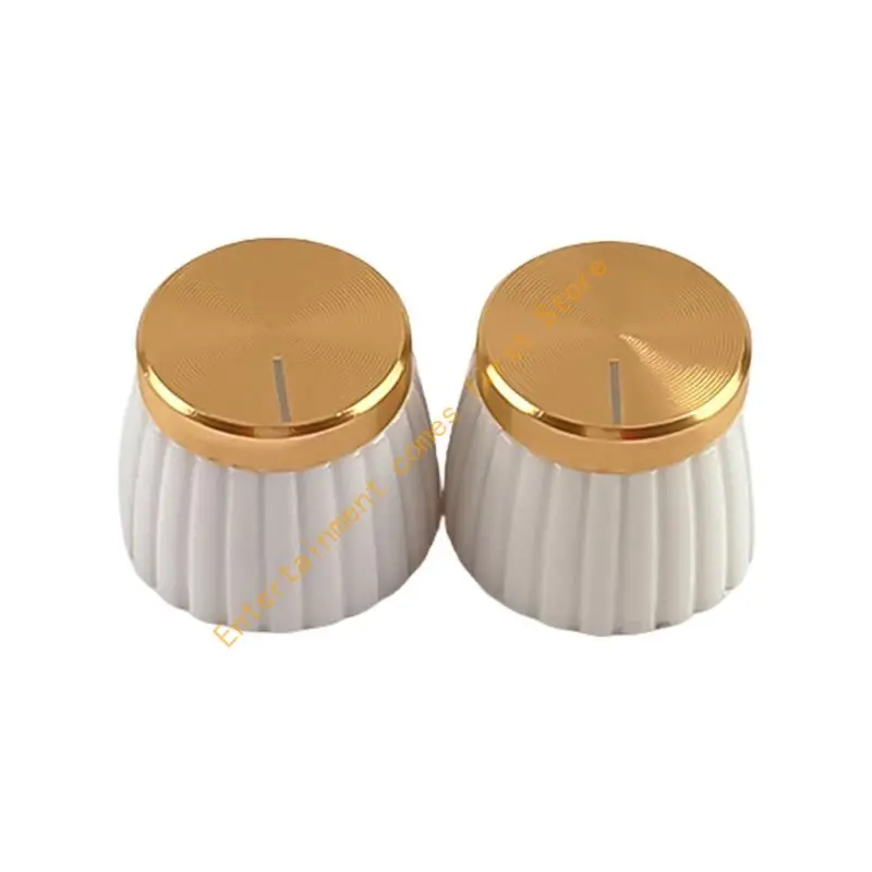 2Pieces Guitar Potentiometer Control Caps Perfect for Most Models Setup Solution 55KD