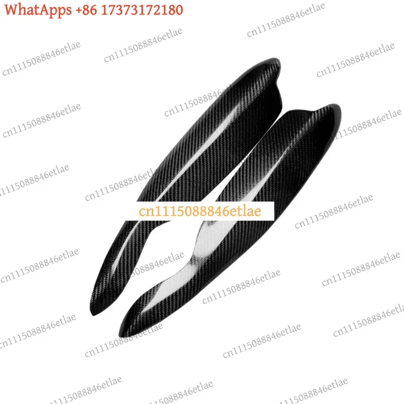 k3 Carbon Fiber Headlight Eyebrow Eyelid Trim Sticker for 2007-2014 Compact City Car Exterior Accessories