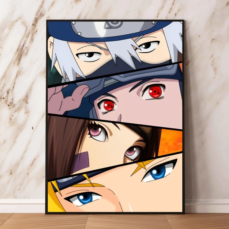 Poster and Painting Anime Naruto Children's Bedroom Decor Gifts Classic Modern Living Room Kid Action Figures Decorative Posters