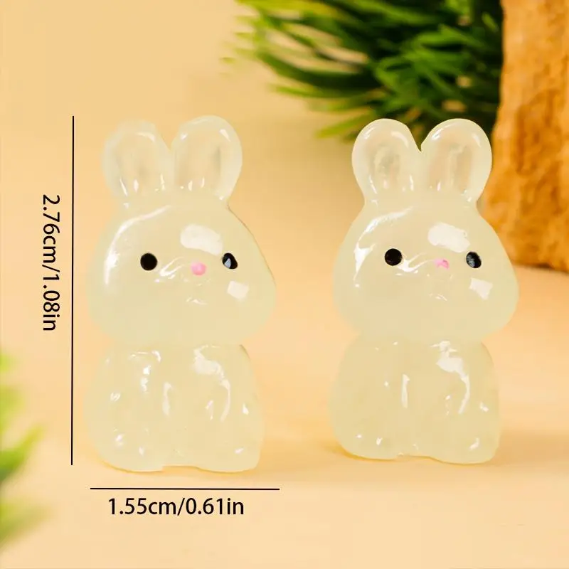 12 Noctilucent Zodiac Animal Sculptures, Holiday Party Gifts, and Birthday Gifts - Cute Resin Figurines with Glowing Mice, Goats