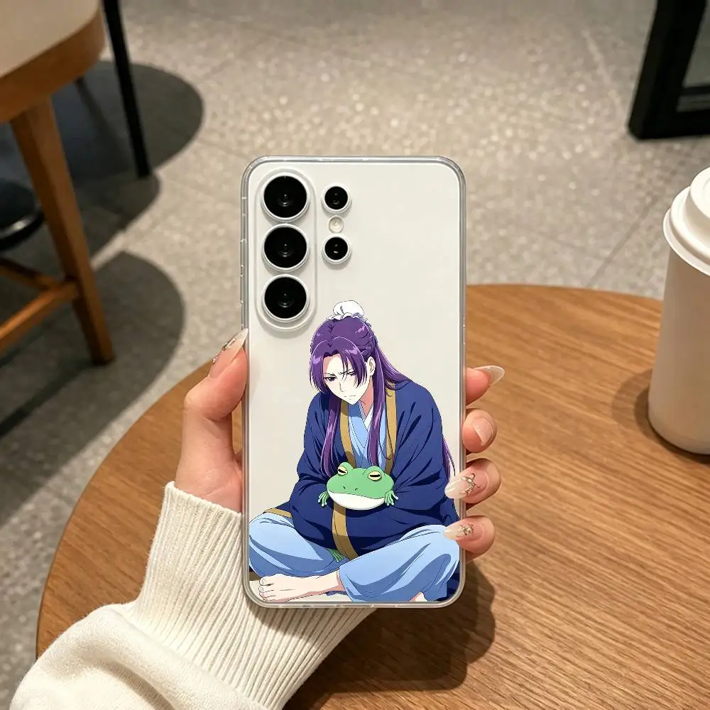 The ApothecaryS Diaries Jinshi gift Phone Case For Samsung S25,S24,S21,S22,S23,S30,Ultra,S20,Plus,Fe Transparent Cover