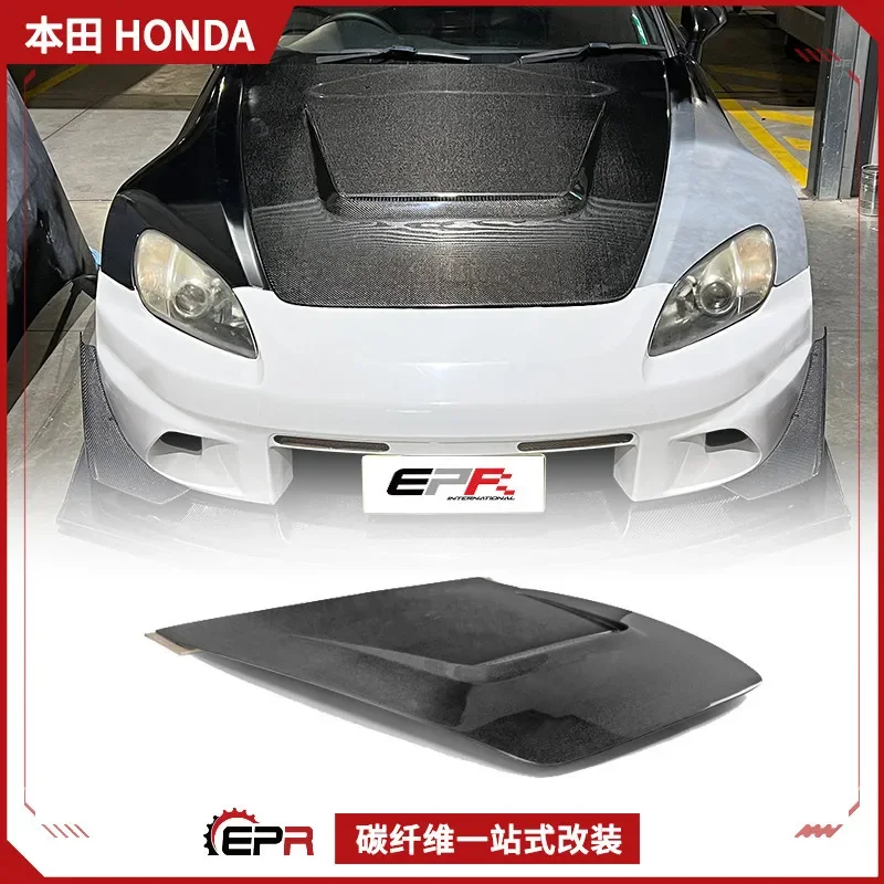 Suitable for Honda S2000 carbon fiber TM model, front cover, front cover, hood modified opening heat sink
