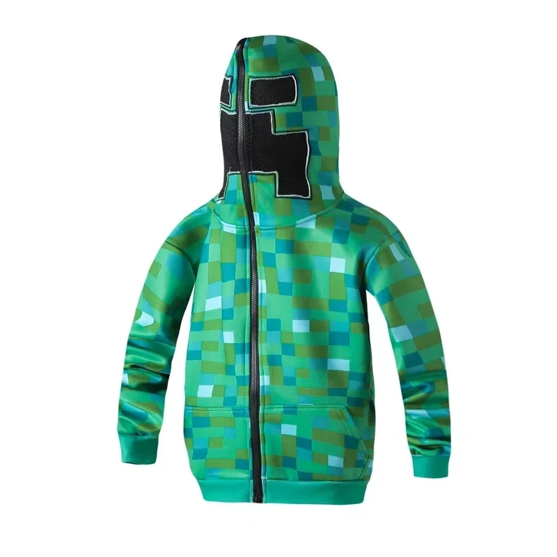 ❤ 2026 ❤ Nuevo Conjunto de Ropa Deportiva para Niños, Disfraz de Halloween Verde, Divertido para Fiestas de Cumpleaños, Disfraz de M-Creeper para Niños ❤