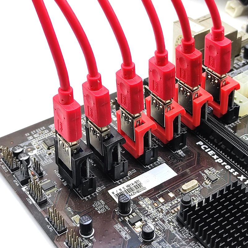 PCIE Riser Card Retainer Vertical Mount Locker 1X 16X PCIE Cable Extender untuk Mining ETH BTC Riser untuk Video Card Antminer Miner