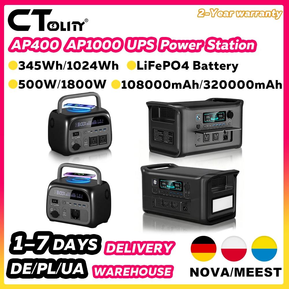 CTOLITY AP1000 Portable UPS Power Station