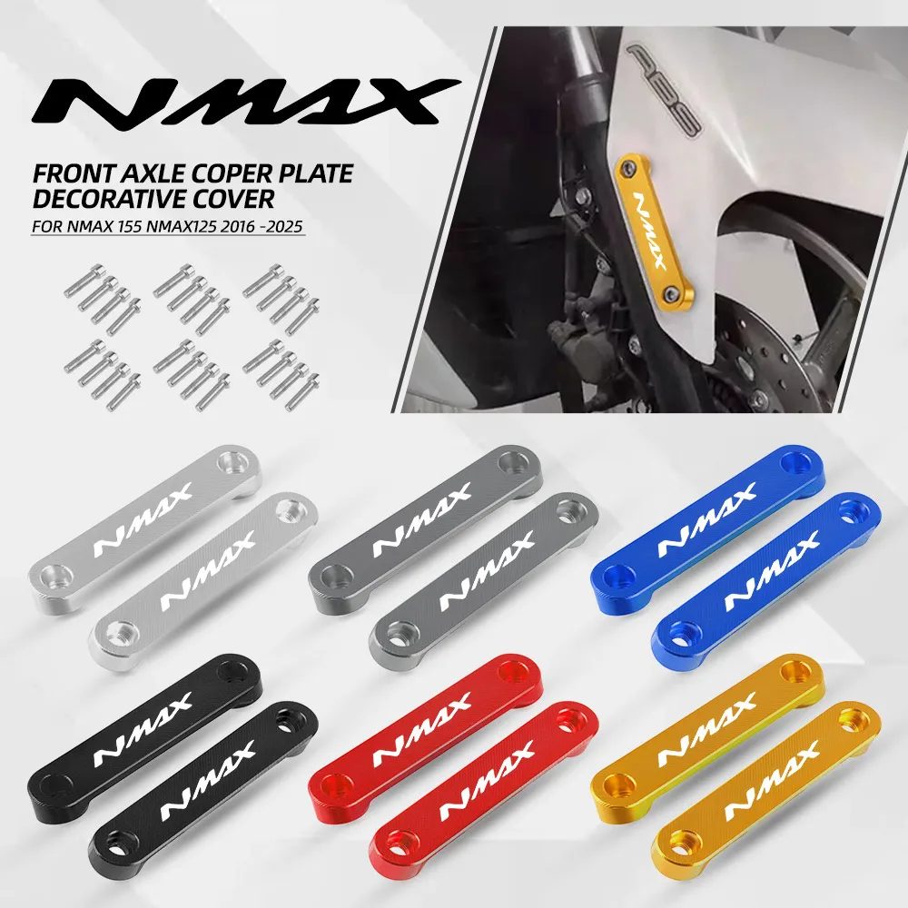 N-MAX 155 NMAX 125 Mud Guard Fender Axle Coper Plate Decorative Cover For Yamaha NMAX 155 NMAX125 2016 -2025 N-MAX 155 N-MAX 125