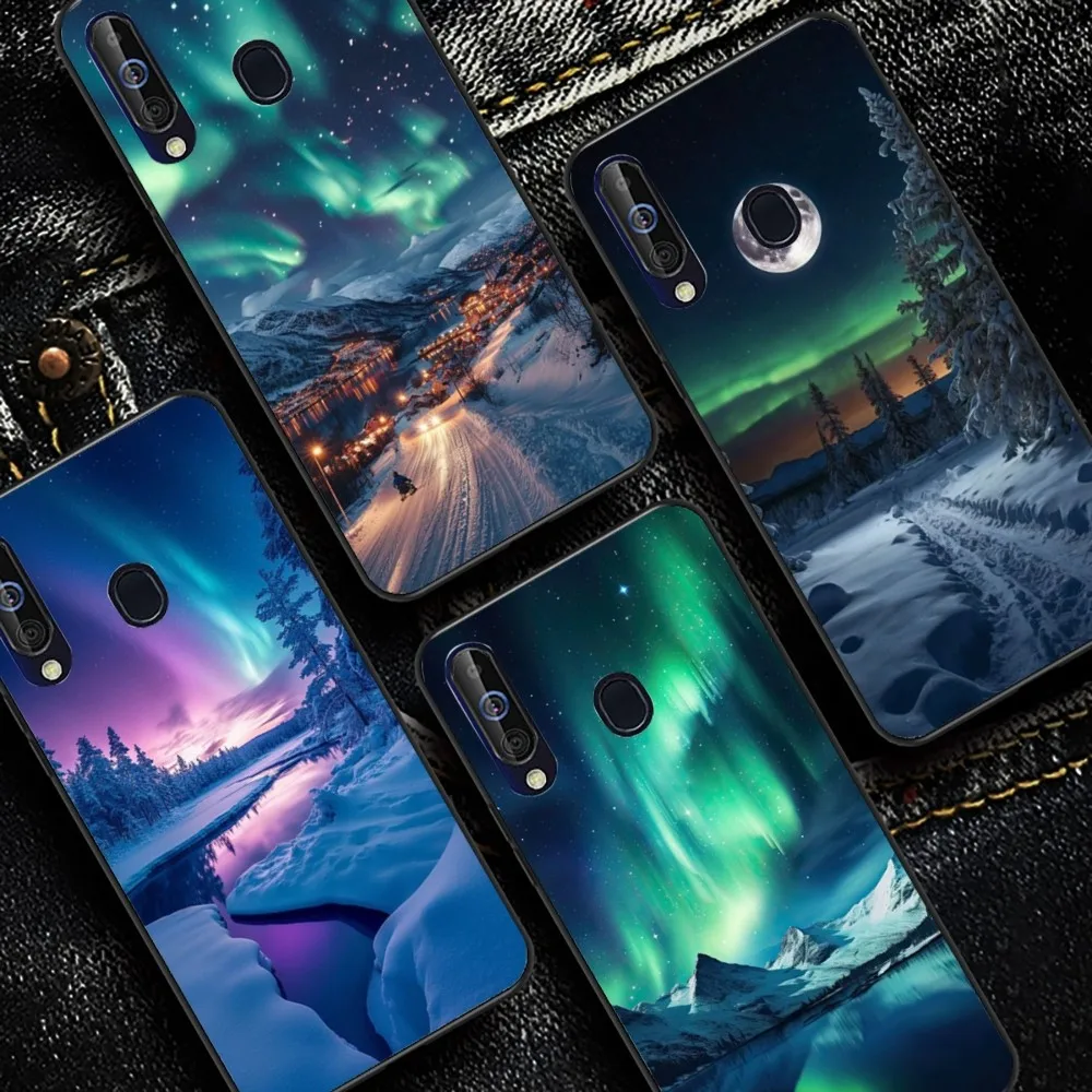 Beautiful Northern Lights Phone Case For Samsung A 10 11 12 13 20 21 22 30 31 32 40 51 52 53 70 71 72 73 91 13 Shell