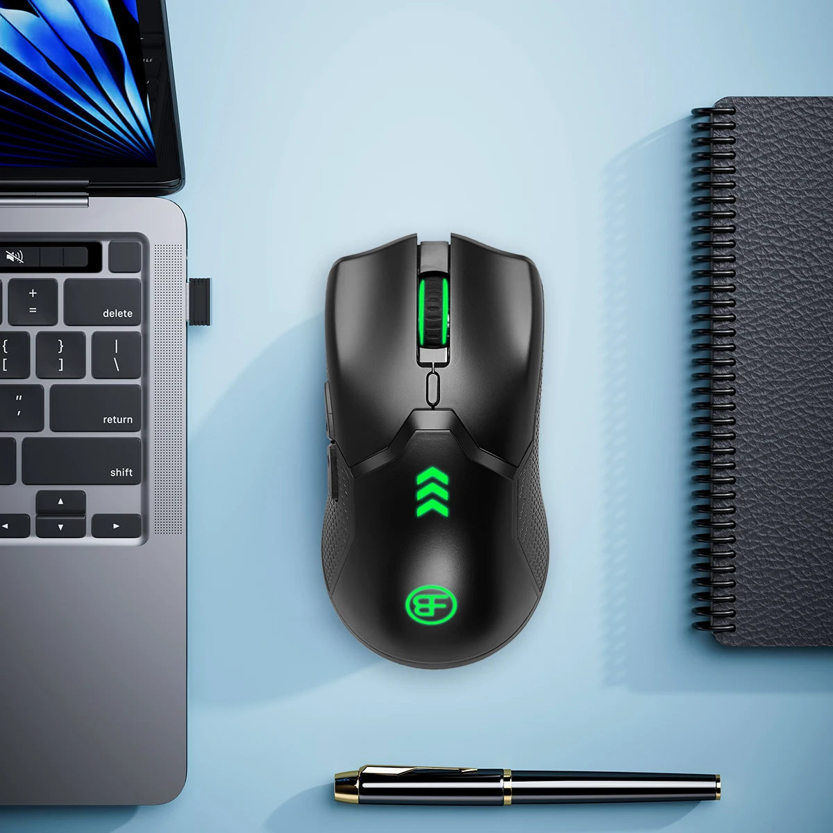 2.4G Rechargeable Wireless Gaming Mouse | Decorative Backlight | Multi Buttons | USB Receiver | For Gaming & Daily Use