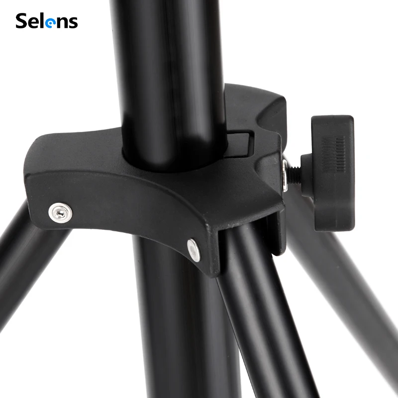 Selens 7.3M 라이트 스탠드(공기 압력 버퍼 포함) 알루미늄 합금 플래시 프레임 비디오 조정 가능한 삼각대 사진 Stiduo 부하 22KG