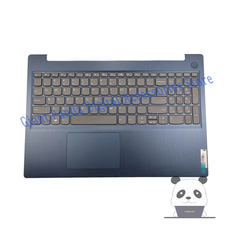 15IML05 Laptop Palmrest NonBacklit Keyboard w/Touchpad for Lenovo IdeaPad3 Blue