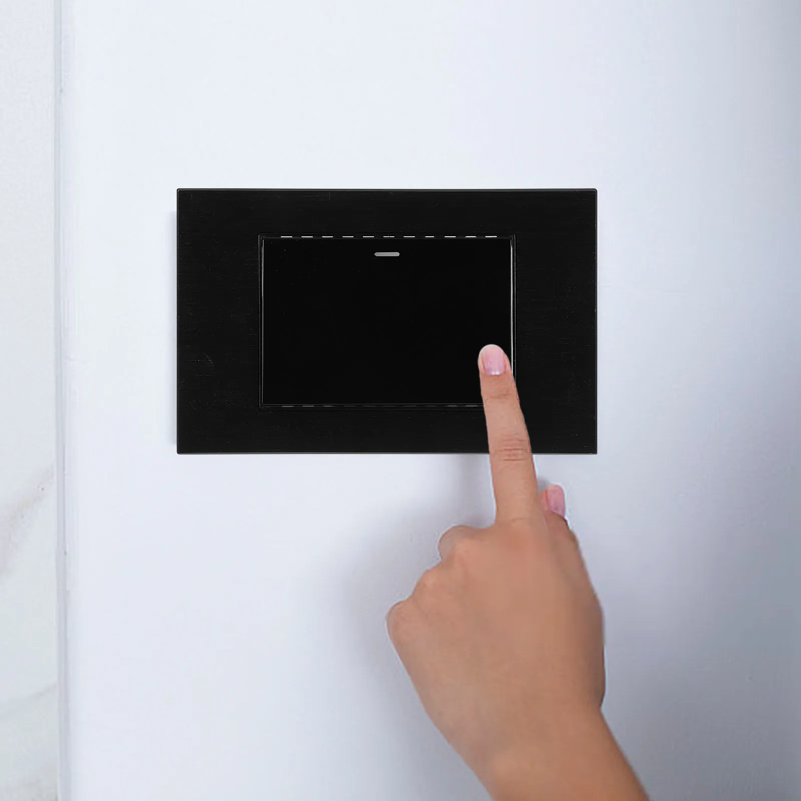 Sturdy Wall Switch Panel Reusable Pc Material Anti Scratch Wear Resistant Easy Clean Modern Light Switch Cover for Home