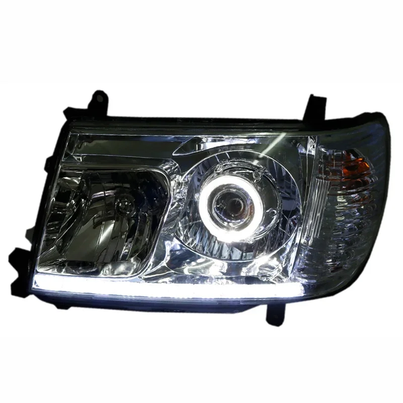 Customized Full LED Headlights For Toyota LC100 Bi-xenon Projector Lens Front Lamps With DRL