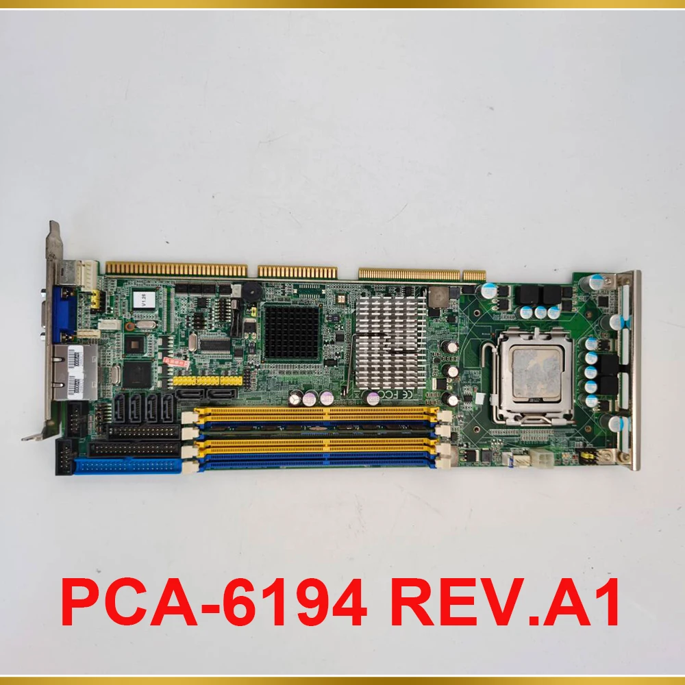 Integrated Network Card Industrial Control Motherboard Dual Network Ports For Advantech PCA-6194G2 PCA-6194 REV.A1