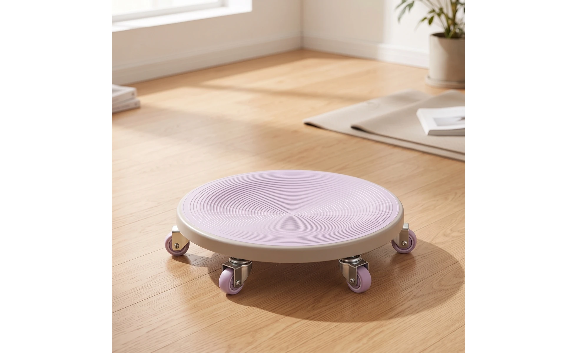 Abdominal Exercise Slider Board Portable Ab Roller Board Fitness Equipment Compact Stable for Beginners, Home Gym, Living Room