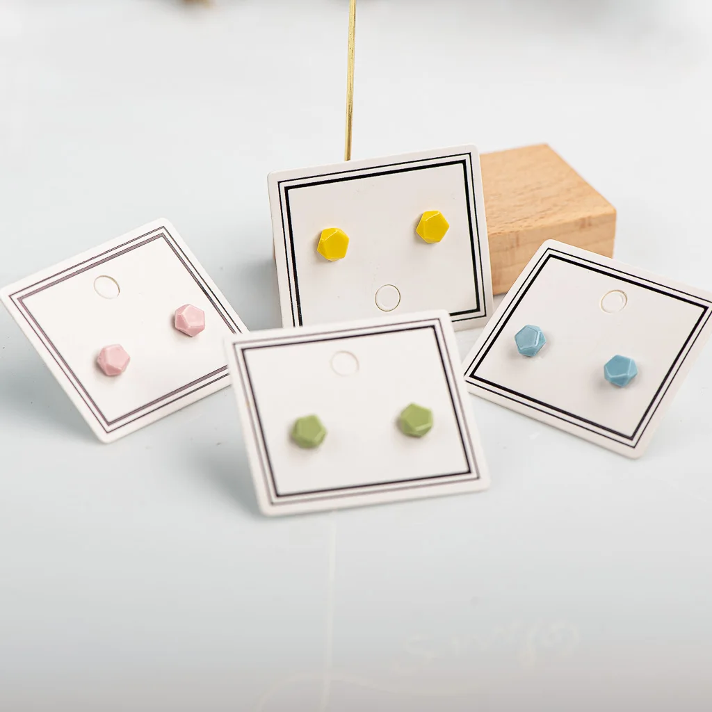 Fashion Girl Small Ceramic Earrings Exquisite Porcelain Accessories Wholesale #LY423 панк аксессуары керамические серьги 2021