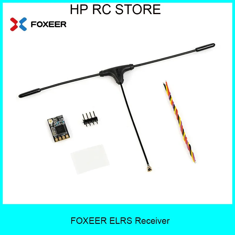 

FOXEER ELRS Receiver FPV Micro Long Distance 2.4GHz 915/868Mhz Receiver Nano RX For FPV Long Range Drones Mobula7 Mobula6