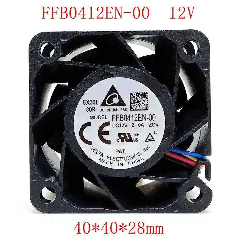 4028 High Air Volume 12V Cooling Fan FFB0412EN Server 2.1A Violent Power Fan 4cm 1PCS