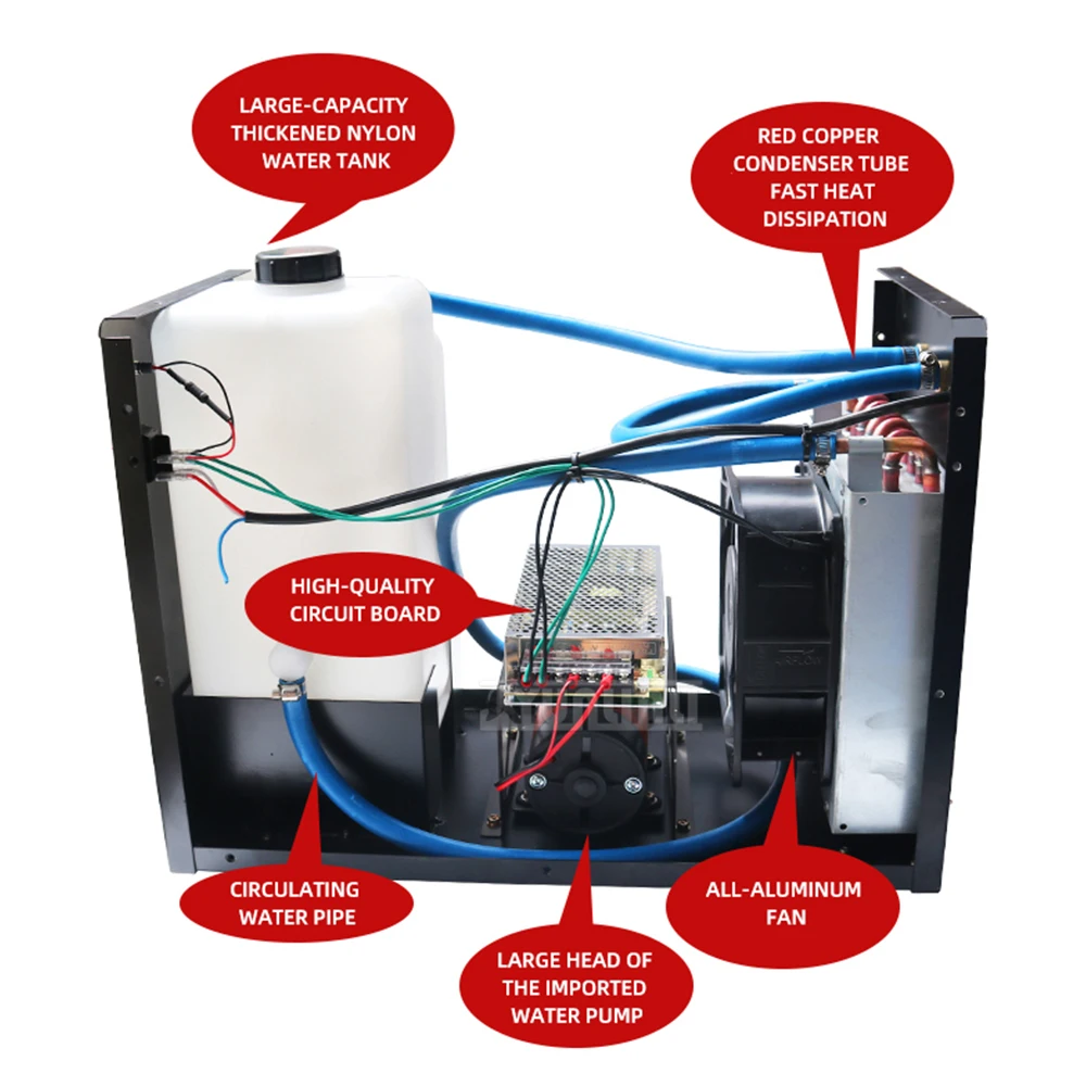 ماكينة تبريد 10L/20L/30L لمسدس لحام قوس الأرجون تعميم مضخة المياه ماكينة لحام التبريد خزان المياه 2025 جديد #4