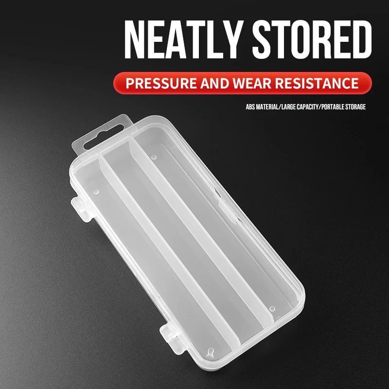 3 Compartment Mini Fishing Tackle Box High-Quality Storage for Lures Baits Minnow Pencil 13cm/17.5cm Lure Organizer for Fishing - view 3