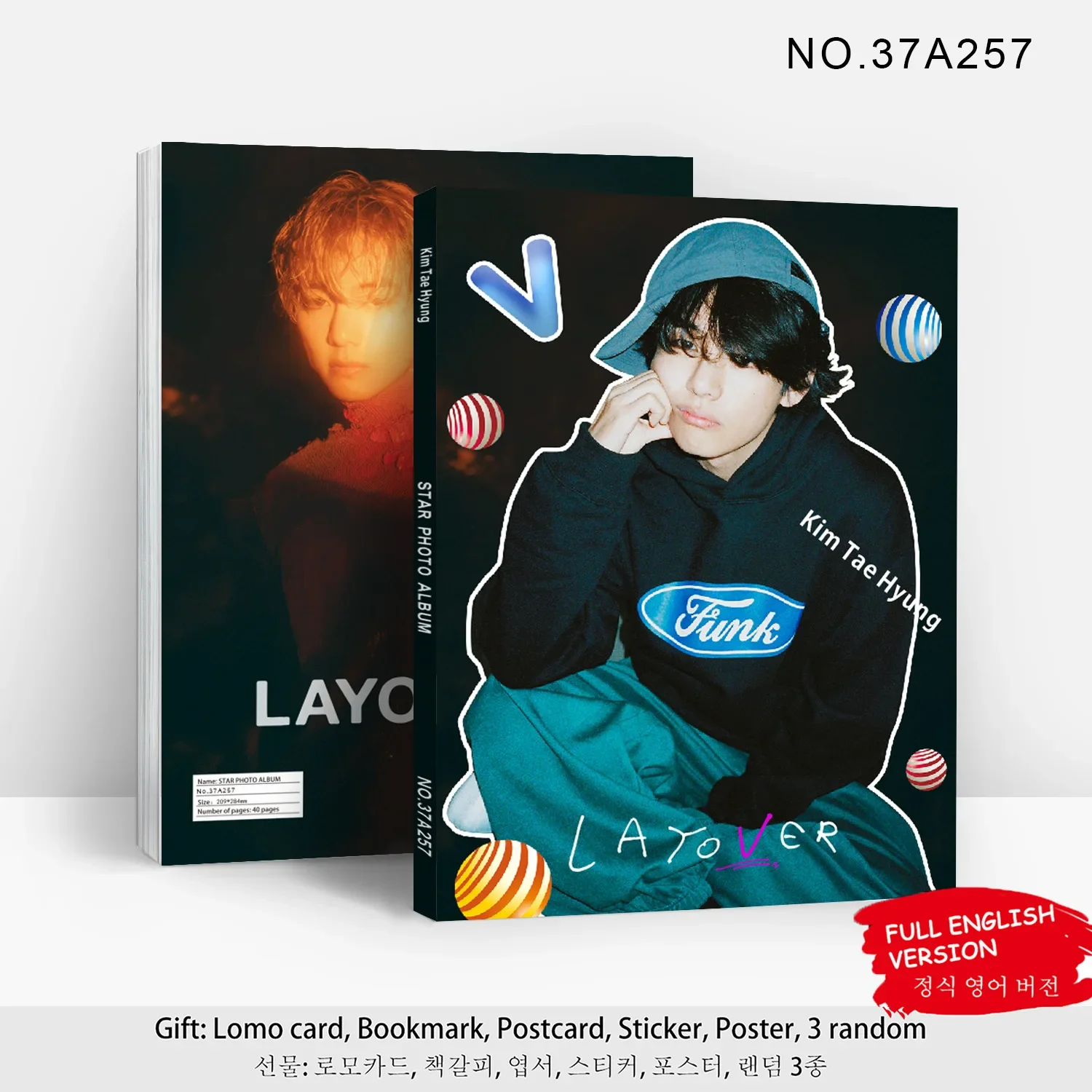 NEW Photo Album Kim Tae Hyung New Album Layover Surrounding Magazines Collection Albums Celebrity Photo Posters