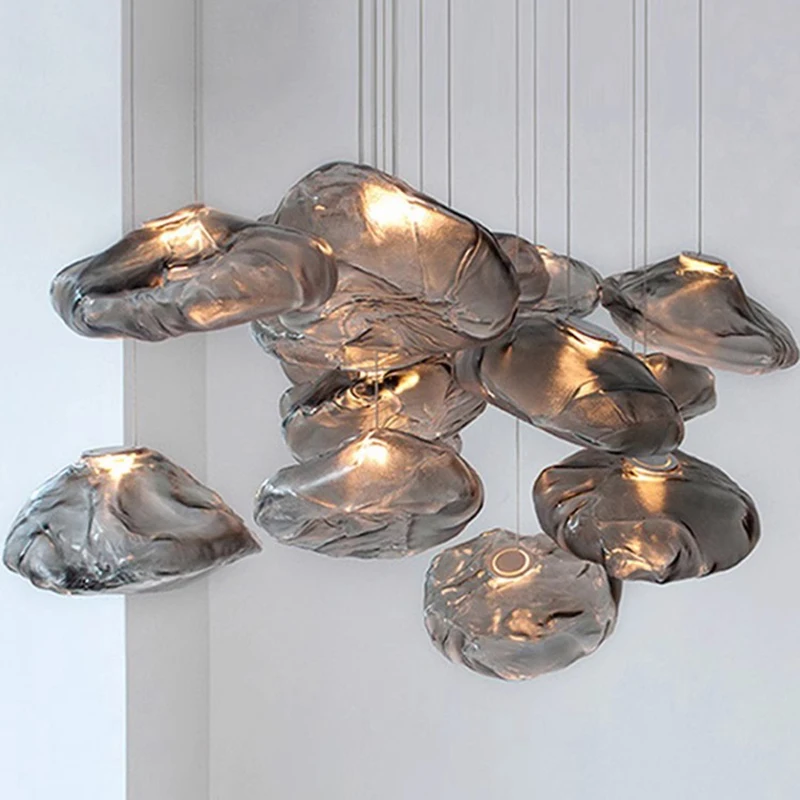 

2026 Modern Home Decoration Crystal Chandelier, Stair Pendant Lamp, Living Room Pendant Lights, Interior Lighting