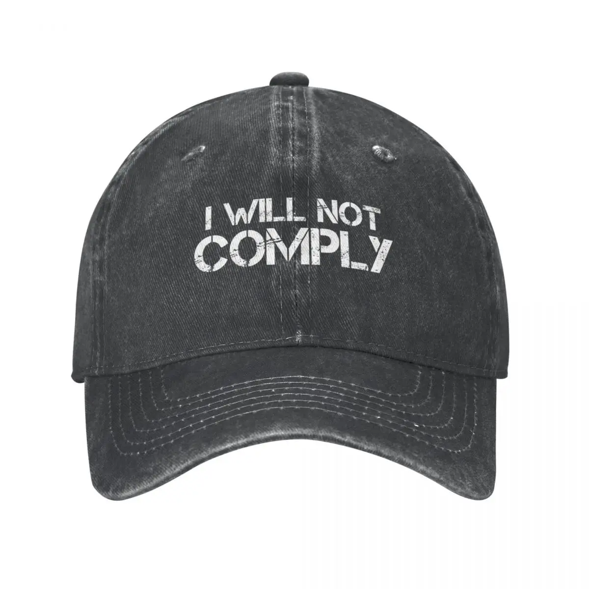 I will not comply Cowboy Hat Christmas Hat dad hat Luxury Cap Fishing cap Women's Beach Outlet 2024 Men's