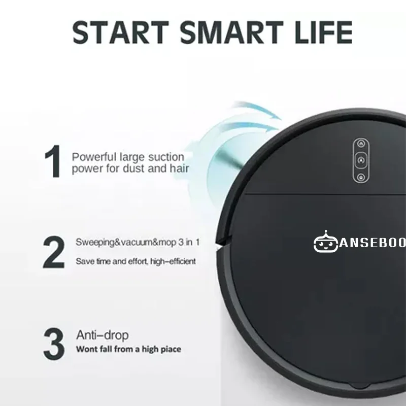 Intelligenter Staubsauger-Roboter, automatisch Kehren, Schrubben, Wischen, Bodenreinigungsroboter, 2-in-1-intelligenter Roboter OEM VSLAM