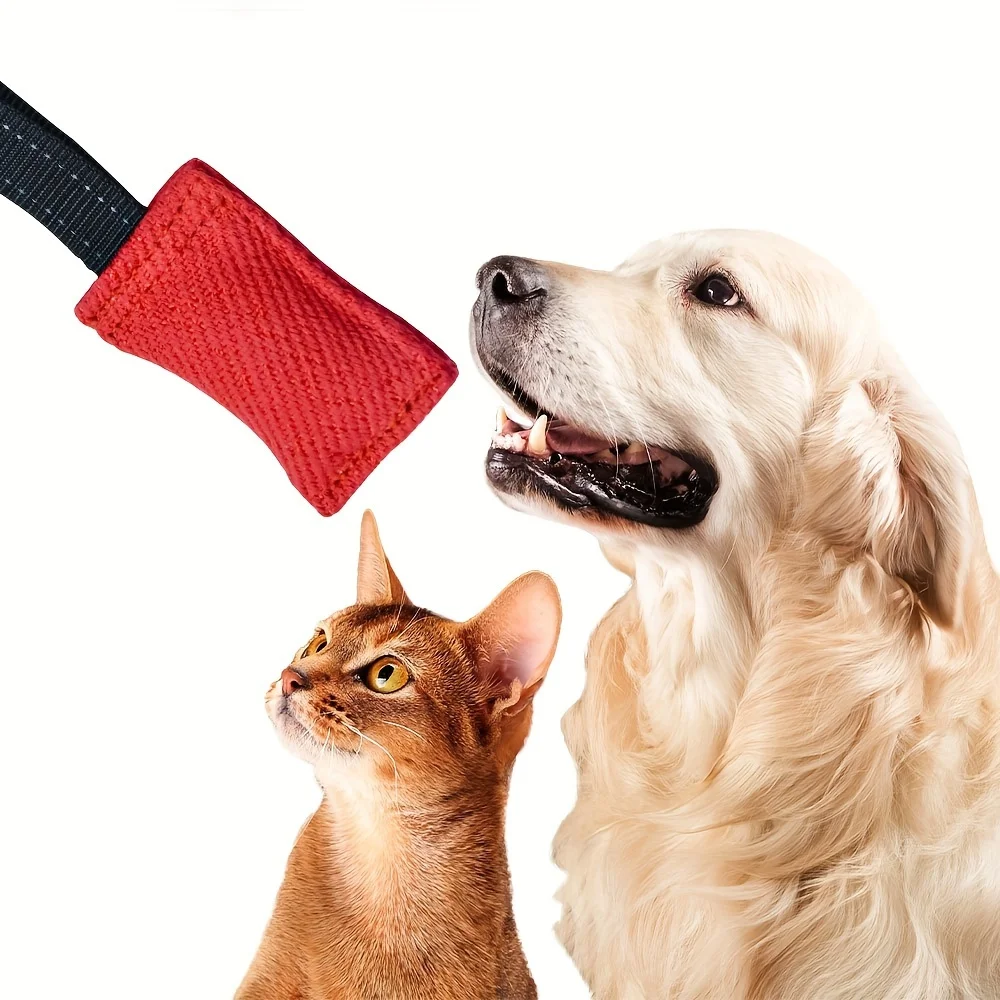 Dog Bite Stick Enhances Effective Training Comfortable Handle for Interactive Play Grinding Teeth Chew Training Dog Supplies
