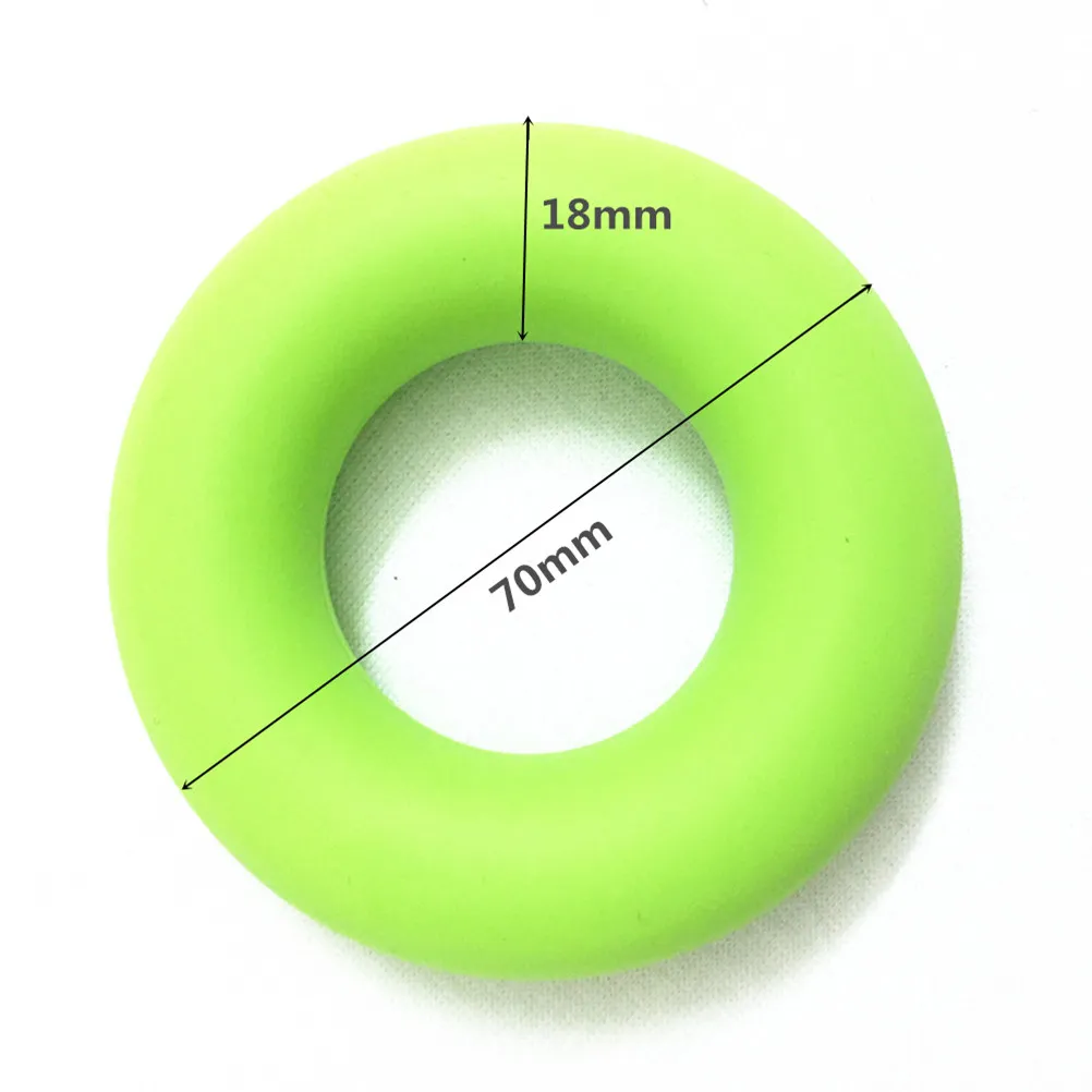 3Pcs Hand Grip Trainer Circle Structure 3 Levels Green 30 Orange 50 Pounds Finger Forearm Strength Exerciser