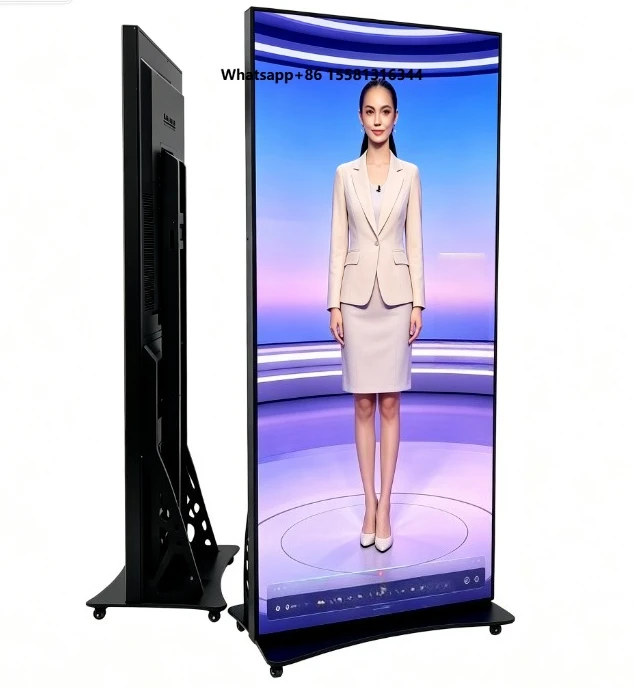 Hot Selling Interactive LED Advertising Machine Digital Human Display Screen for Shopping Mall Exhibition Hall